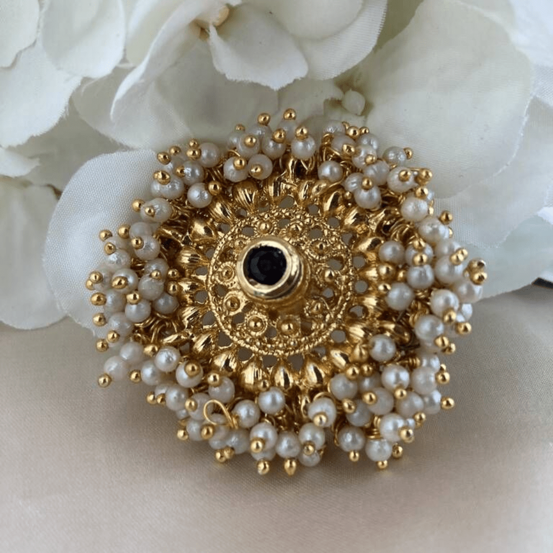 Ghewar Kundan Ring