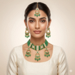 NECKLACE KUNDAN CHOKAR WITH BEADS MALA
