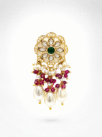 NECKLACE KUNDAN CHOKAR WITH HYDRO MALA - Image 4